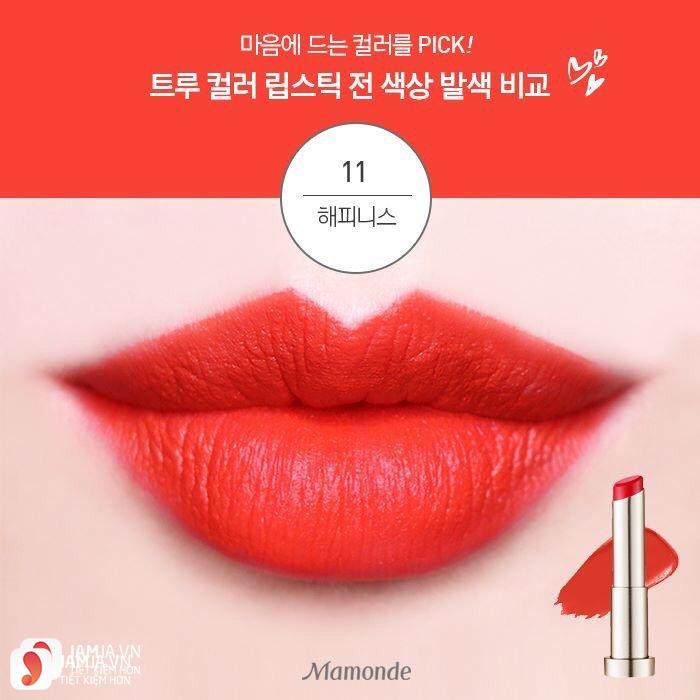 Mamonde True Color Lipstick màu 11 Happiness