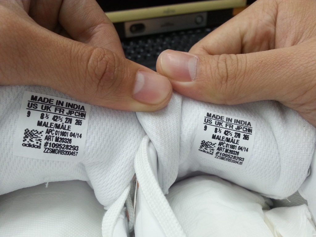 cách check code giày adidas