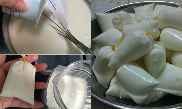 Cách làm sữa chua túi
