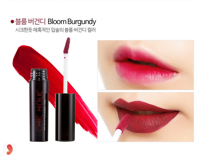 Chic Holic Lip Lacquer Bloom Burgundy