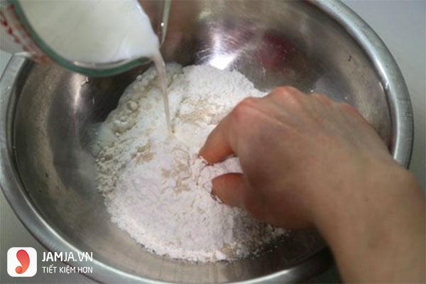 Cách làm bánh bao sữa dứa hấp-2
