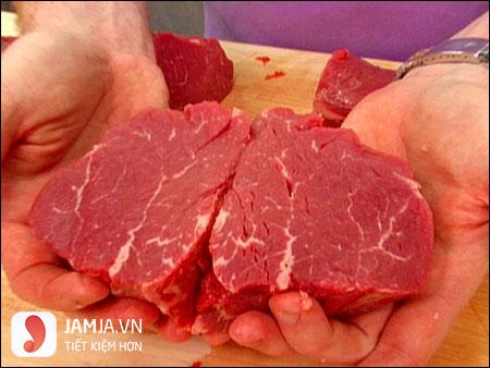 phân biệt thịt bò và thịt trâu làm bò né bông thiên lý