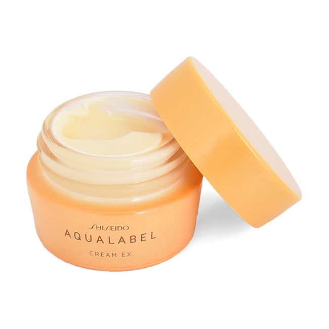 Kem dưỡng da Shiseido Aqualabel Cream Ex vỏ màu vàng-1