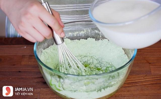 cách làm món bánh crepe matcha từ bột mì-2