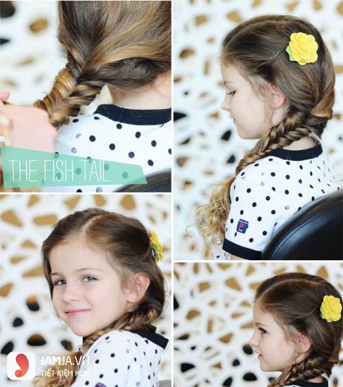 các kiểu tết tóc dễ thương cho bé gái-3