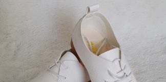 cách làm sạch giầy da trắng 7