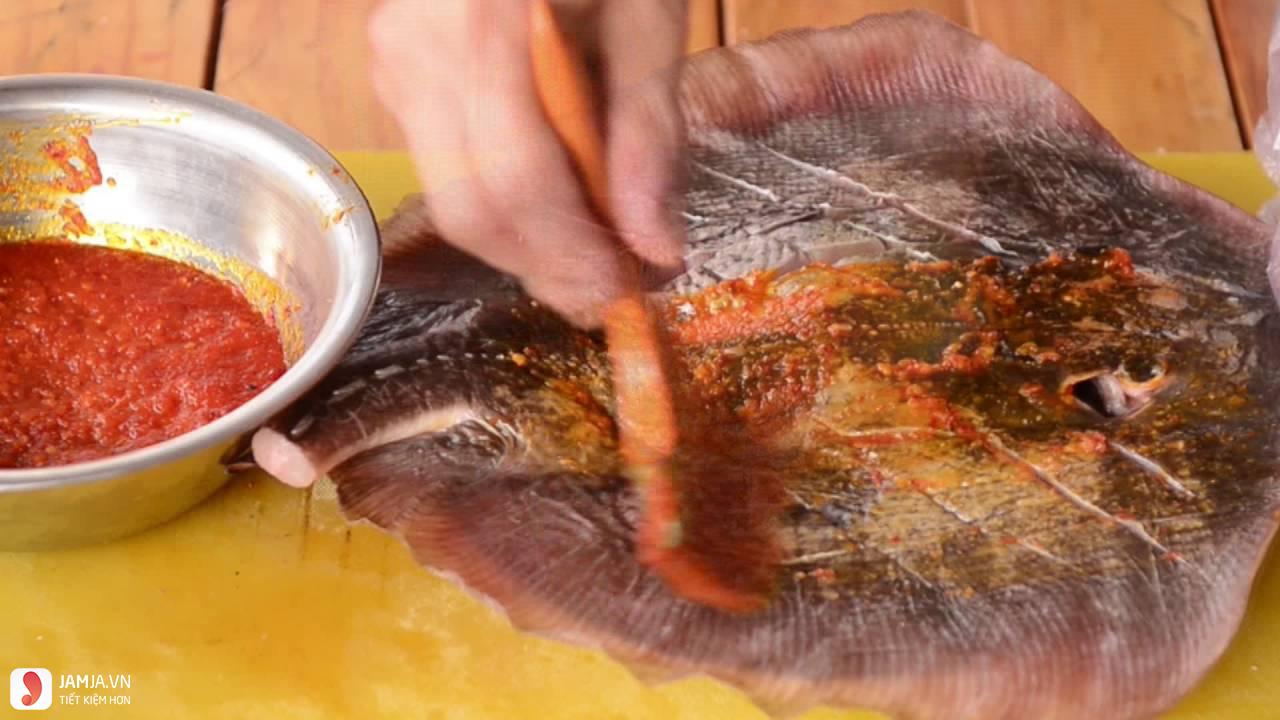 Cách nấu cá đuối khô nướng