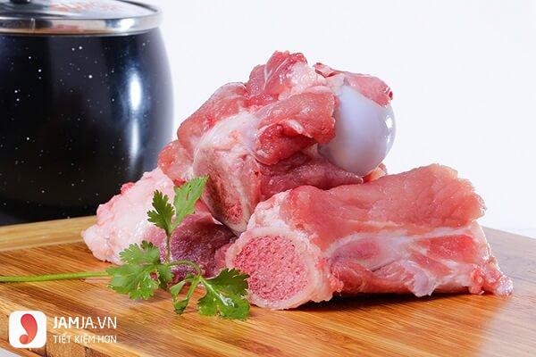 Cách nấu cháo thịt bò xương heo