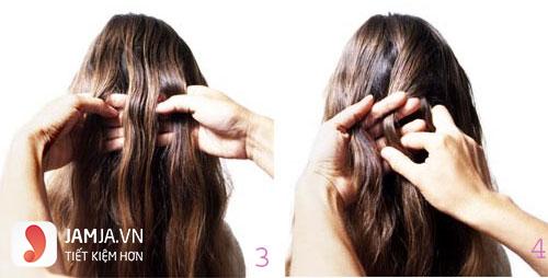 Cách tự tết tóc đuôi sam 2
