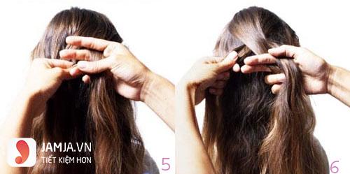 Cách tự tết tóc đuôi sam 3