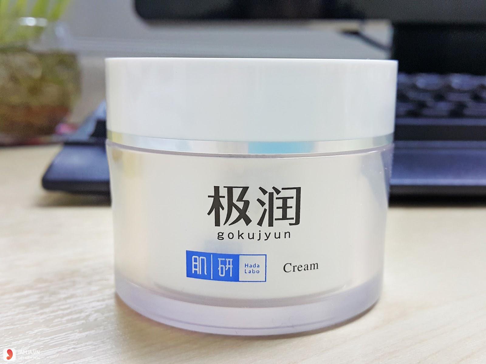 Kem dưỡng ẩm Hada Labo Gokujyun Hyaluronic A xít Moisturizing Cream