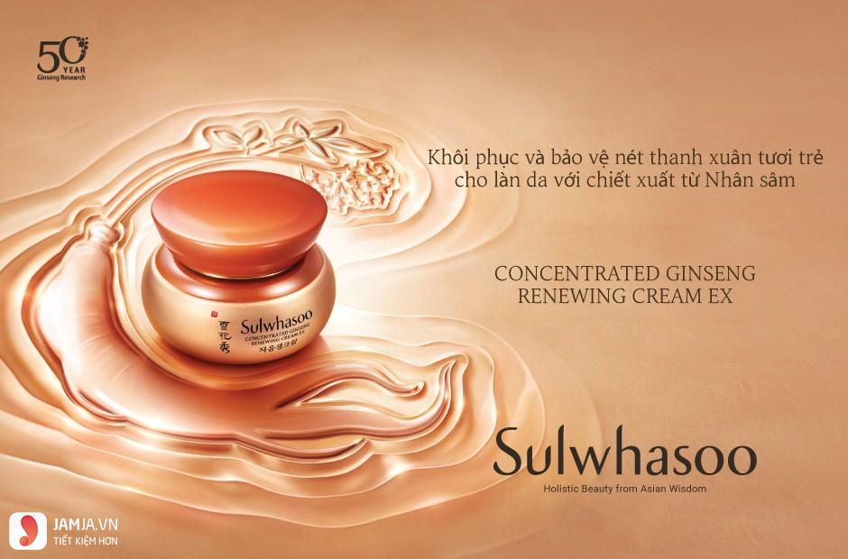 Kem sâm Sulwhasoo Concentrated Ginseng Renewing Cream EX