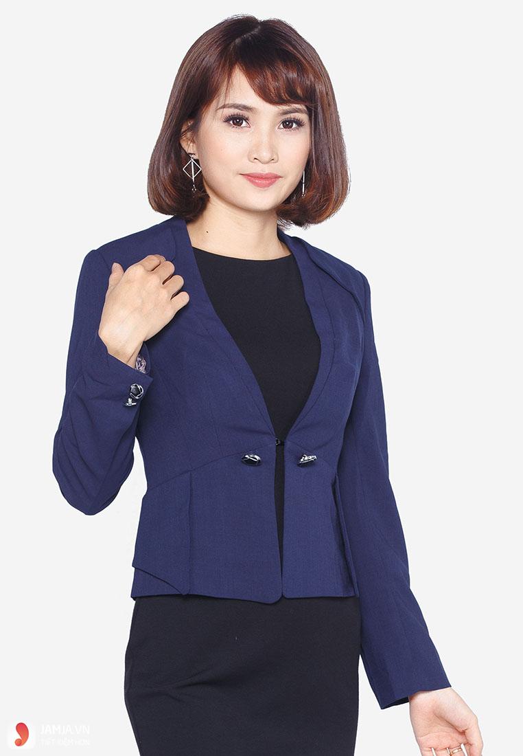 Bộ Vest nữ cao cấp, kiểu vest nữ Hàn Quốc áo tay lỡ,