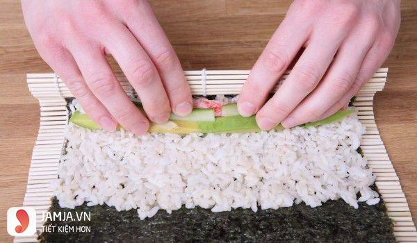 cách làm sushi chiên 1