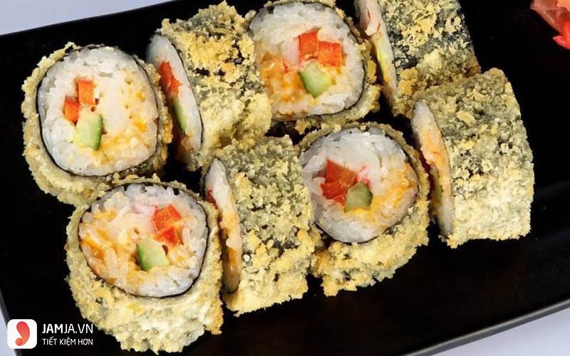 cách làm sushi chiên