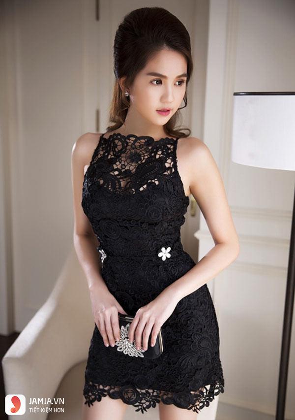 Váy đầm dự tiệc sang chảnh màu đen trễ vai, váy đầm dự tiệc sang trọng trễ  vai màu đen Linhnastore | Shopee Việt Nam