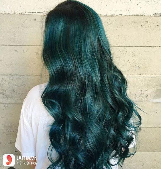 tóc màu xanh rêu trầm đẹp nhất-3