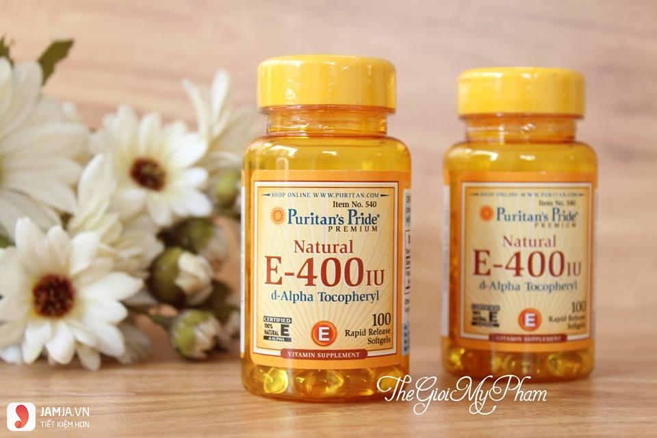 Vitamin E tự nhiên Puritan's Pride Natural E - 400IU