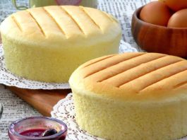 cách làm bánh bông lan bằng bột mì đa dụng