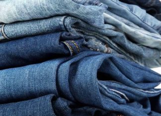 cách làm quần jean không ra màu