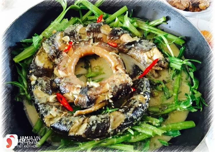Cách làm món lươn hấp muối sả
