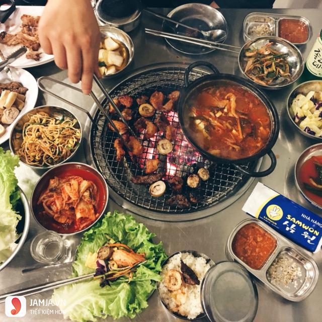 Nướng Samwon - Quán thịt nướng Hàn Quốc ngon ở Hà Nội