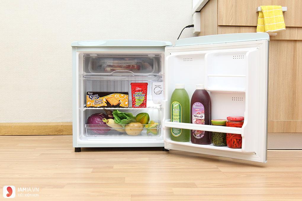 Tủ lạnh giá rẻ dưới 3 triệu Aqua AQR-55AR