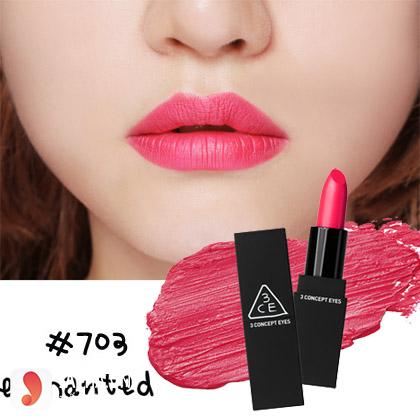 3CE Matte Lip Color- No 703 4
