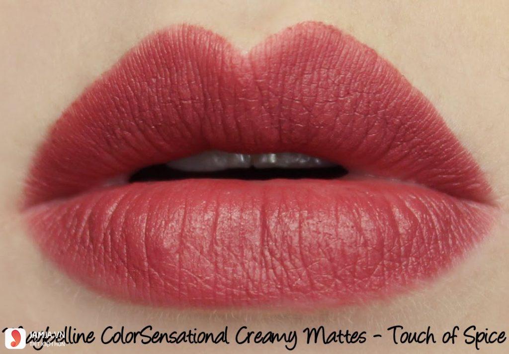 Maybelline Creamy Matte– Touch of spice 2