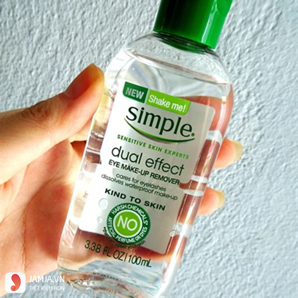 Simple Kind To Skin Dual Effect Eye Make- up Remover 4