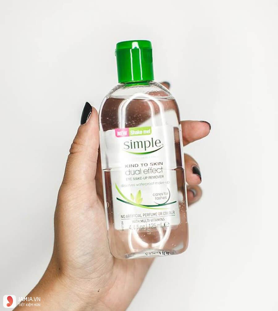 Simple Kind To Skin Dual Effect Eye Make- up Remover 6