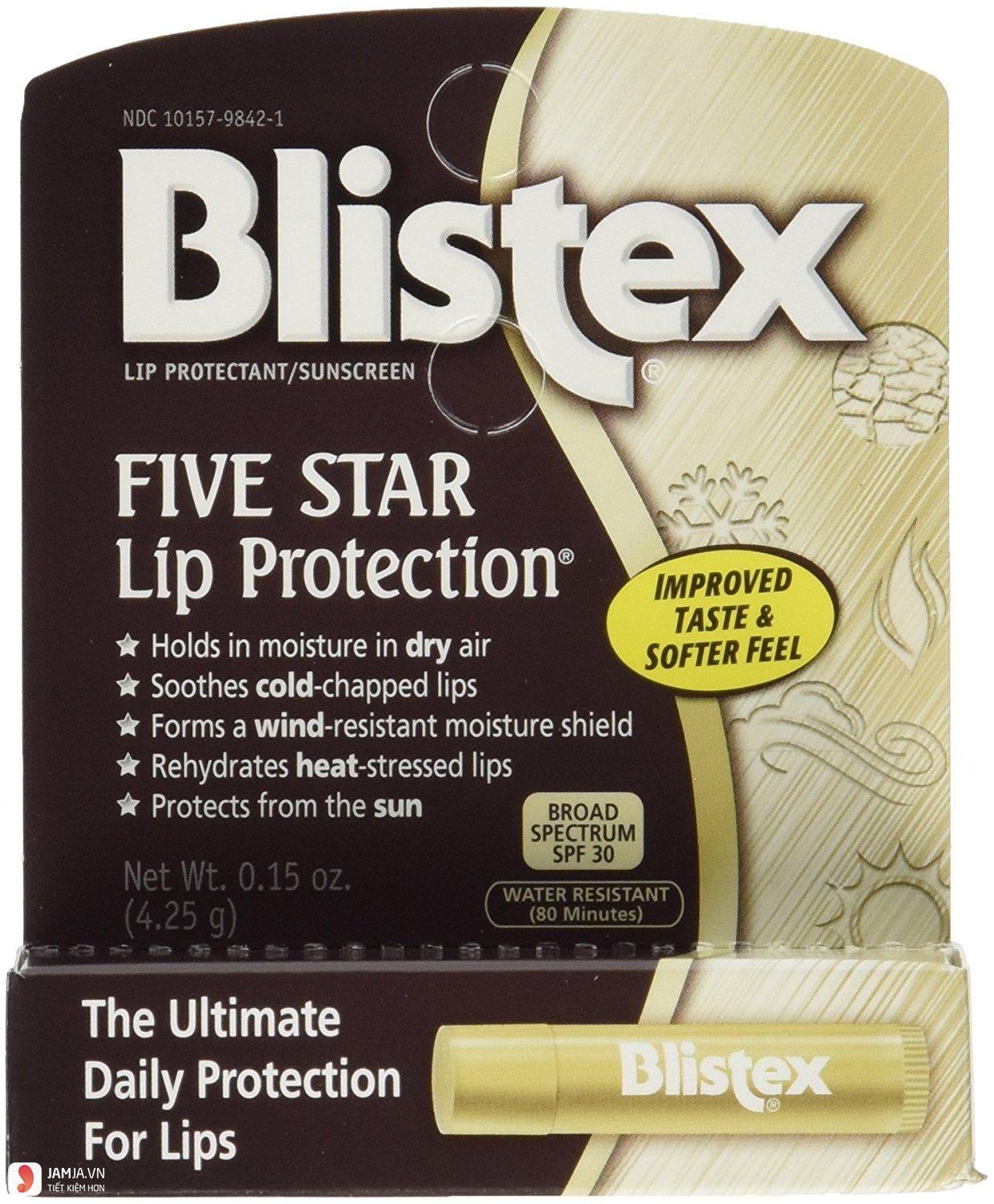 Son dưỡng môi Blistex Five Star Lip Protection