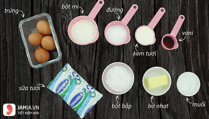 cách làm bánh su kem sữa tươi 1