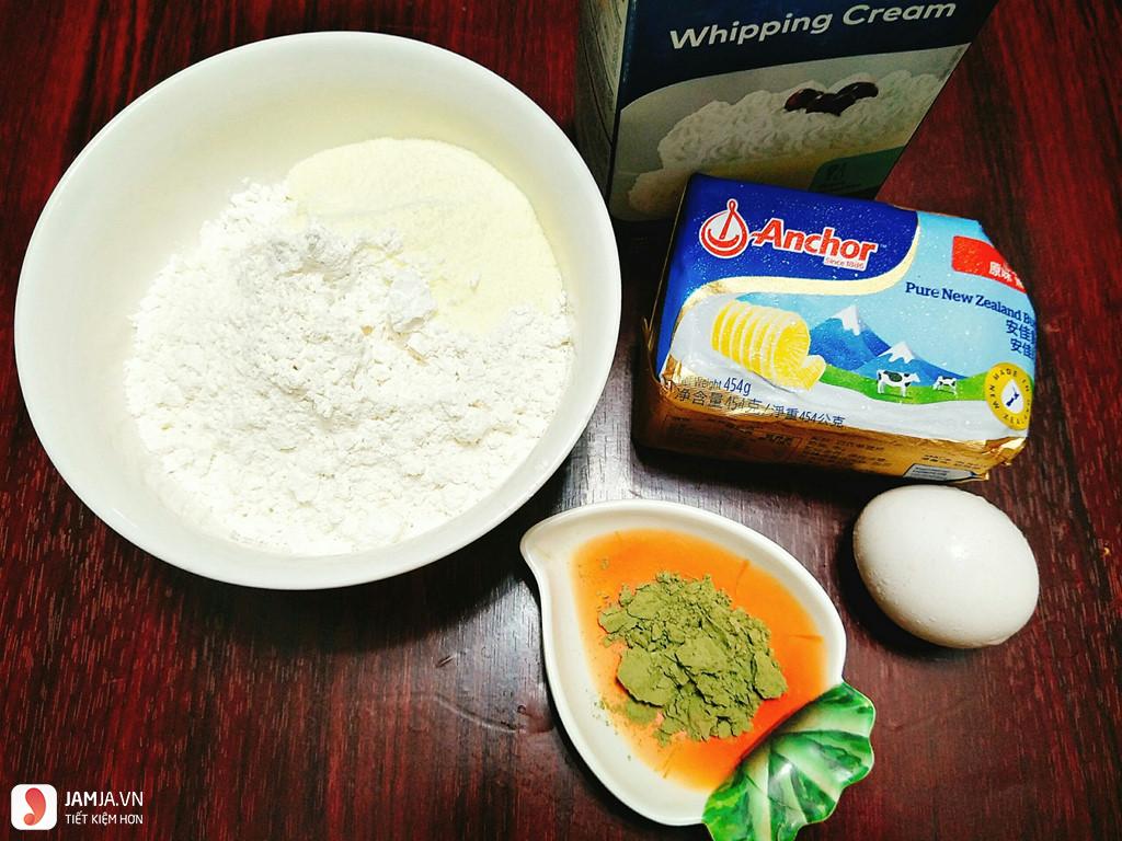Cách làm bánh su kem trà xanh 1