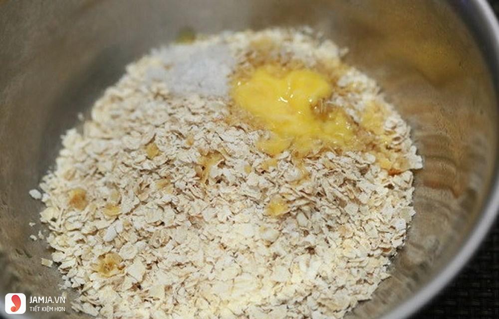 Cách làm bánh yến mạch không cần lò nướng 6