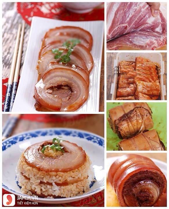 Thịt ba chỉ hấp kiểu mới - món ăn lạ miệng từ thịt lợn