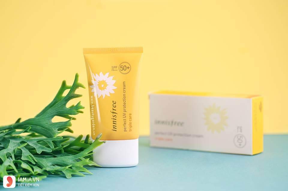 Kem chống nắng Innisfree Perfect UV Protection Cream Triple Care 2