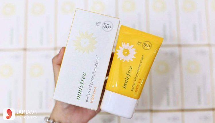 Kem chống nắng Innisfree Perfect UV Protection Cream Triple Care 3