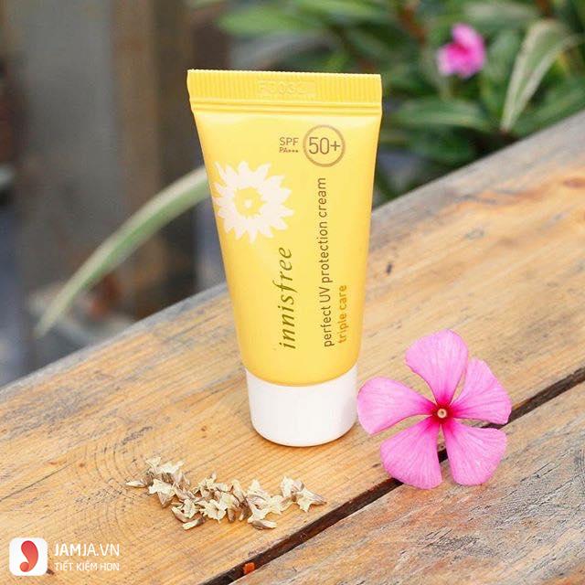 Kem chống nắng Innisfree Perfect UV Protection Cream Triple Care 6