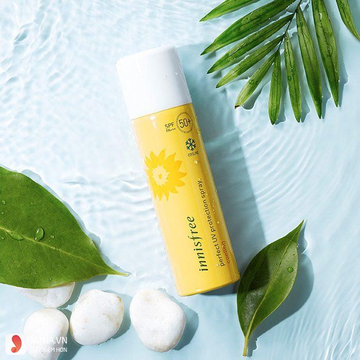 Kem chống nắng Innisfree Perfect UV Protection Spray Cooling 3