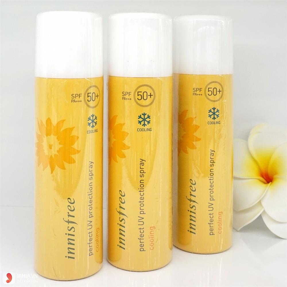 Kem chống nắng Innisfree Perfect UV Protection Spray Cooling 5