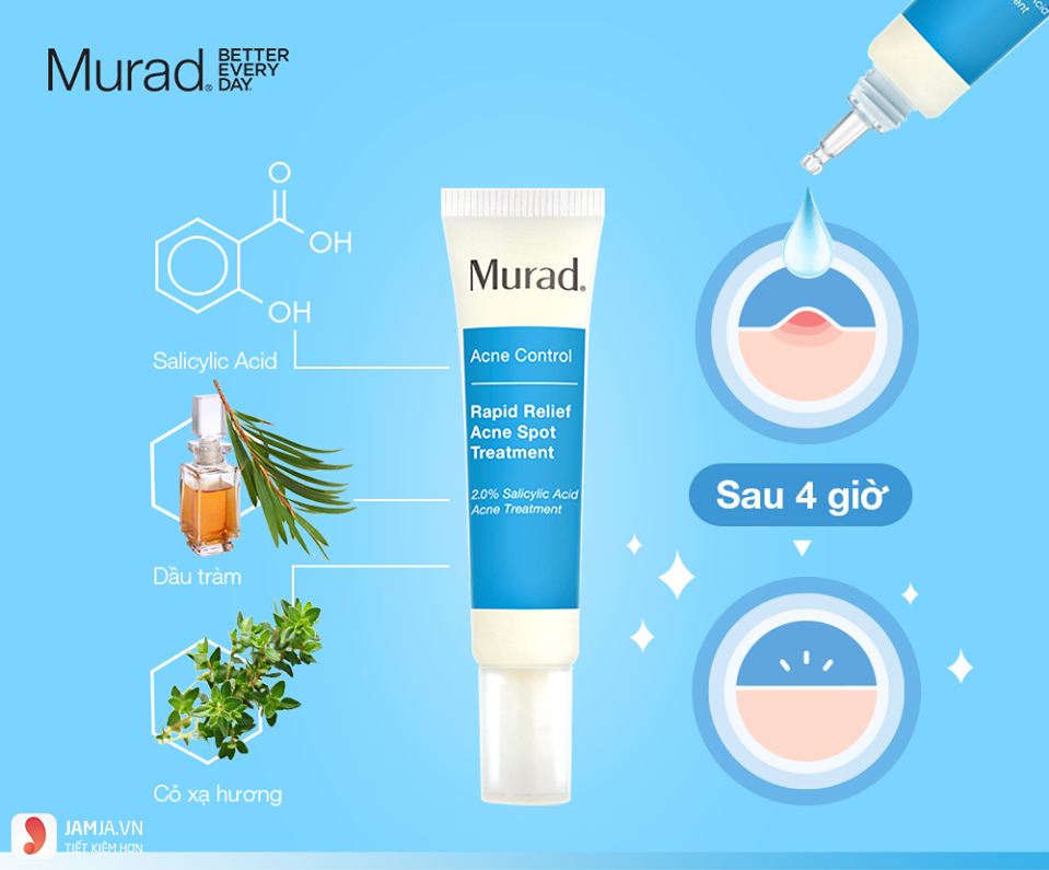 Kem trị mụn Murad Rapid Relief Acne Spot Treatment 4