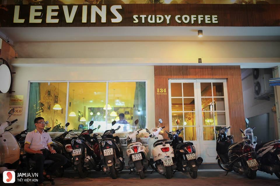 quán cafe yên tĩnh ở đà nẵng Leevins Study Coffee 1