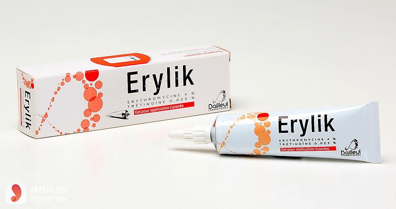 Thuốc trị mụn Erylik giá bao nhiêu? Review chi tiết 4
