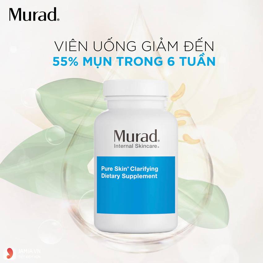 Viên uống trị mụn Murad Pure Skin Clarifying Dietary Supplement 1