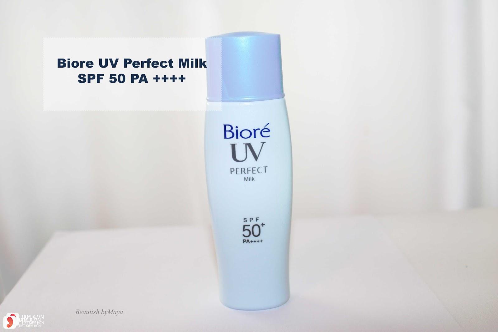 Biore Perfect Milk SPF 50+ PA +++ 1