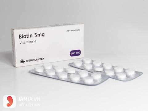 Cách sử dụng Biotin 5mg hợp lý 1