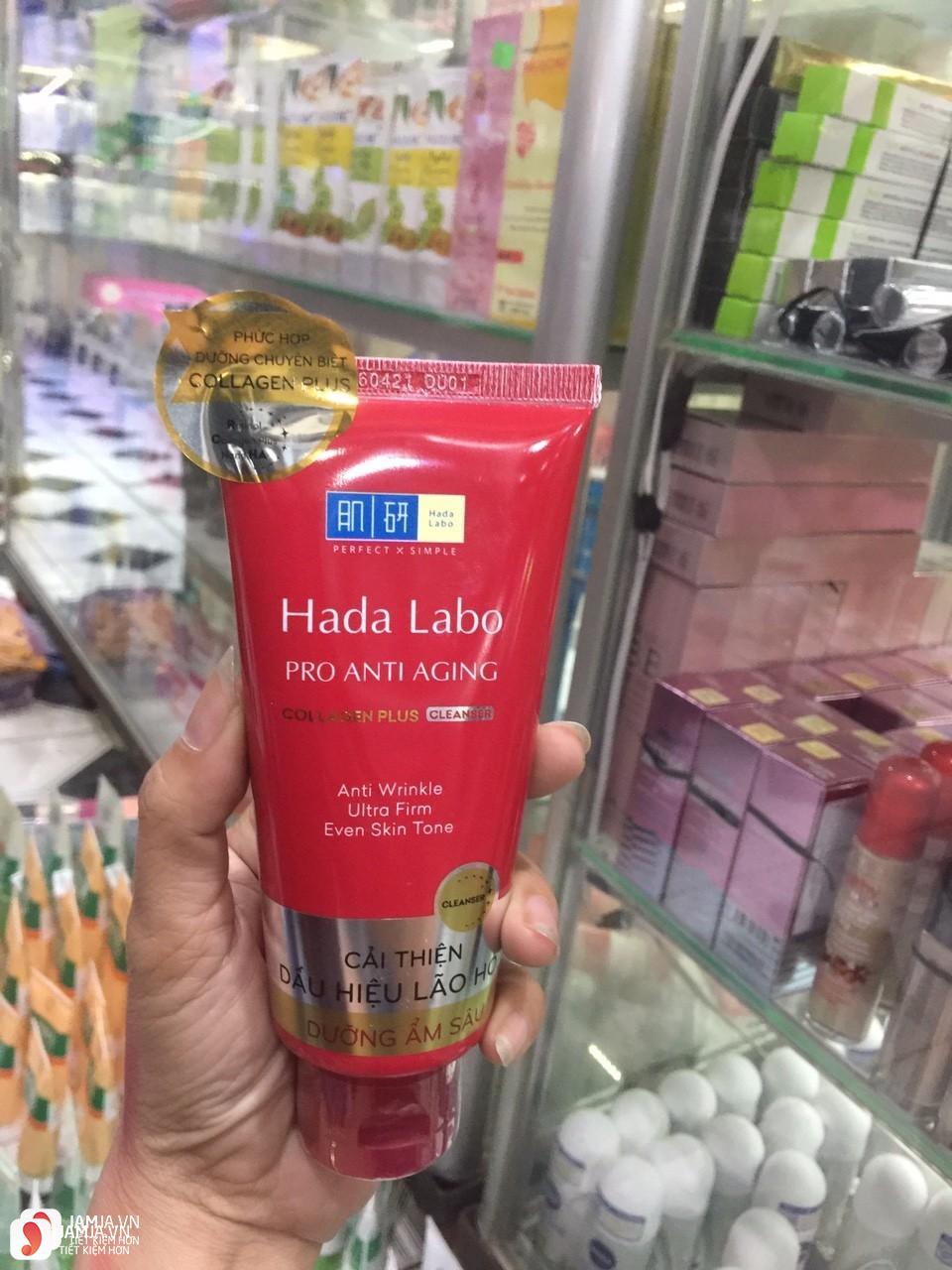Sữa rửa mặt Hada Labo Pro Anti Aging Collagen Plus Cleanser
