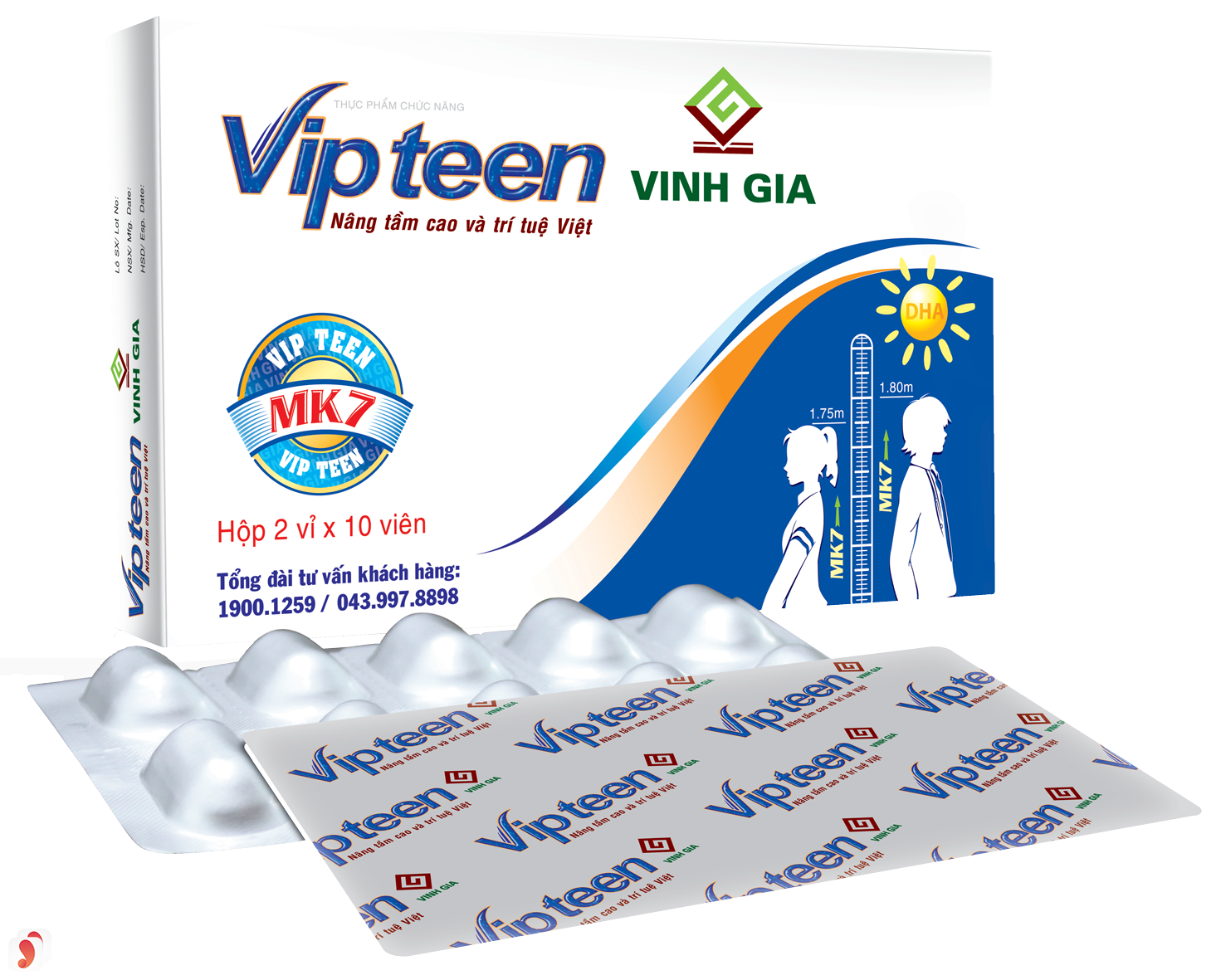 Tác dụng của thuốc tăng chiều cao Vipteen