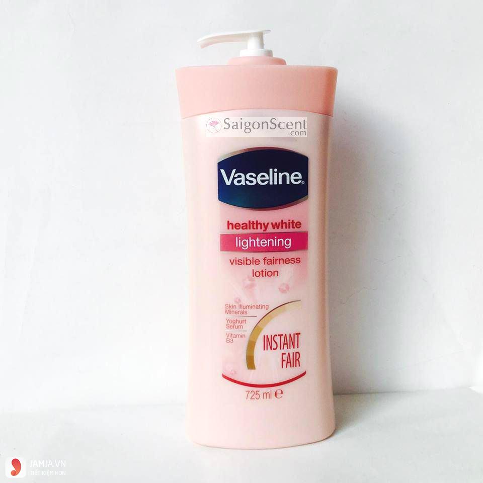 kem dưỡng trắng da toàn thân Vaseline